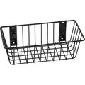 Horizon Mfg Rack'em„¢ Mount Anywhere Wire Basket 12"W x 6"D x 4"H Black 9075-B